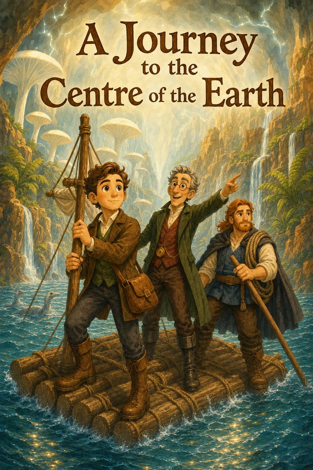 Cover artwork for A Journey to the Centre of the Earth