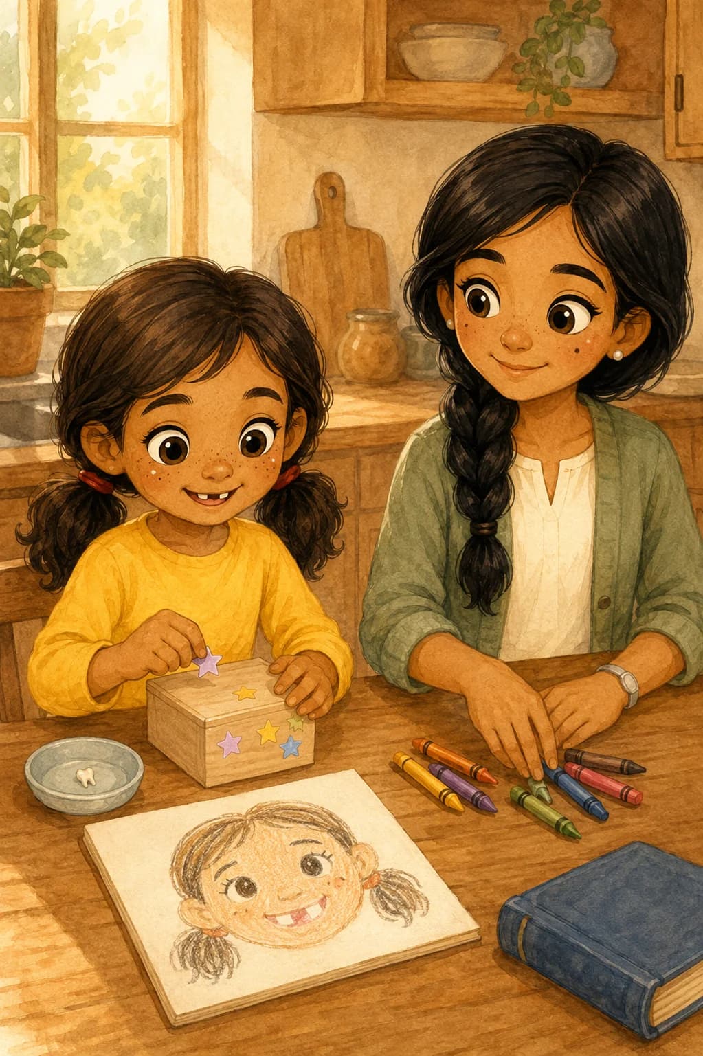 Sample artwork from Ruby and the Tooth Guardian